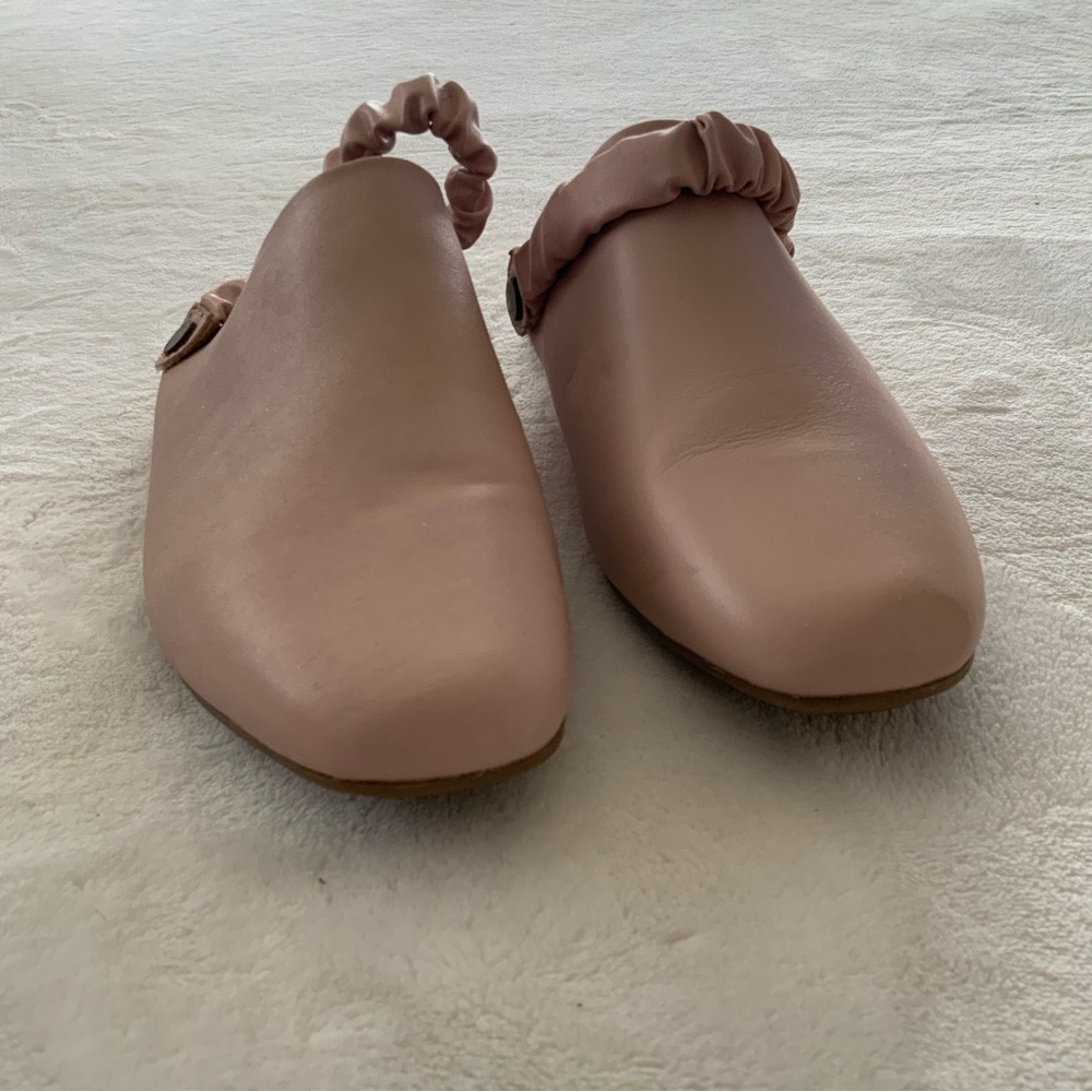 EARTH Origins Dusty Pink Leather Mules, Ren- 256076WLEA - Picture 2 of 5